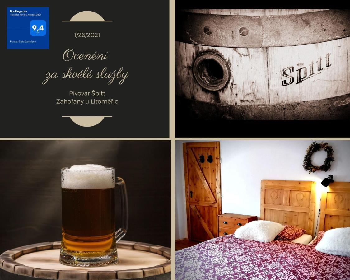 Pivovar Spitt Zahorany Guest House Litomerice Luaran gambar